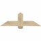 Ekena Millwork Eugene Rough Sawn Timber Gable Bracket, Douglas Fir, 48"W x 16"H x 4"D x 6"F, 8/12 Pitch GBW048X16X0406EUG00RDF - alternate 1